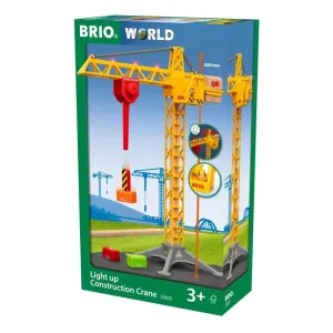 Brio Toys BRIO Crane - Construction Crane with Lights 5 pieces