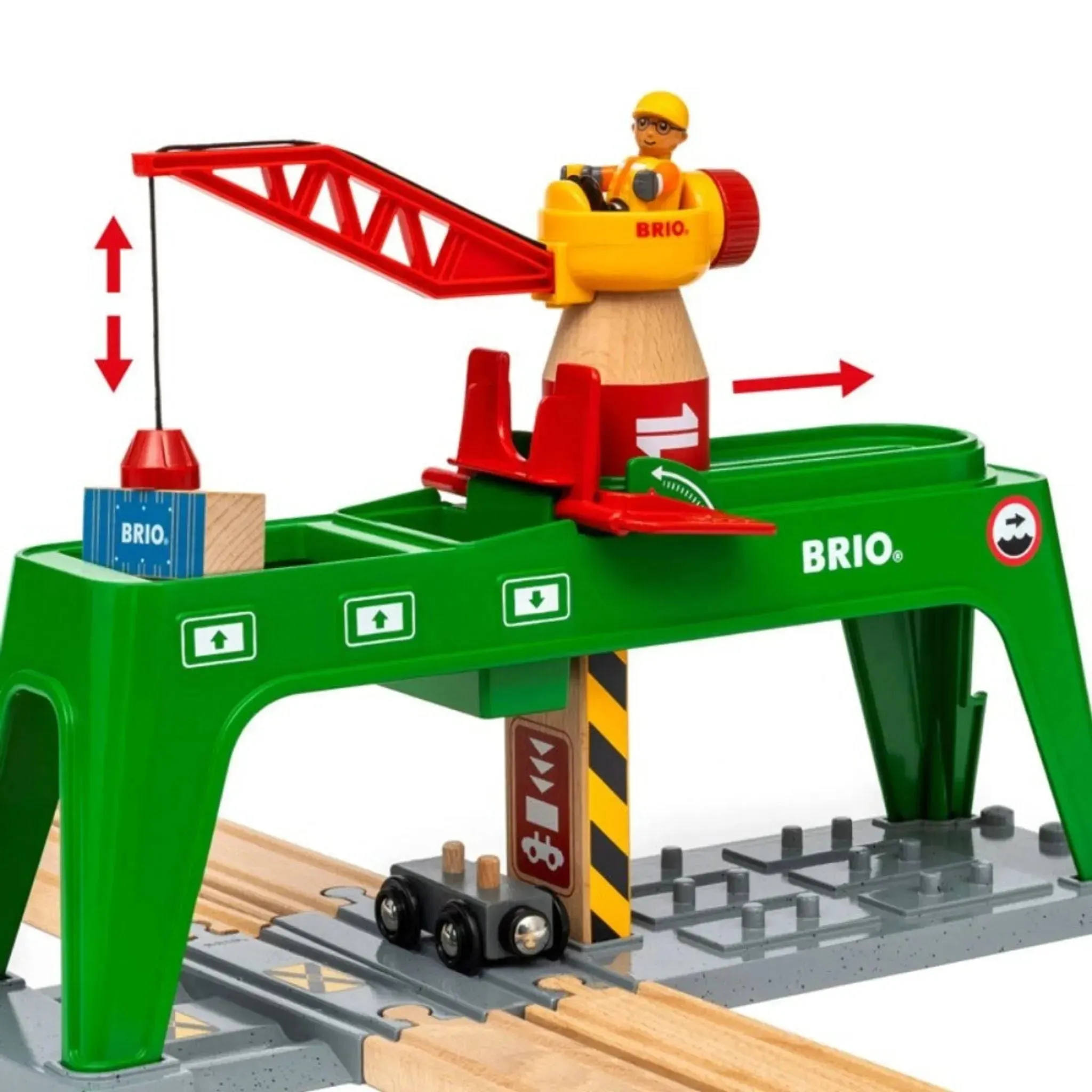 Brio Toys BRIO Crane - Container Crane 6 pieces