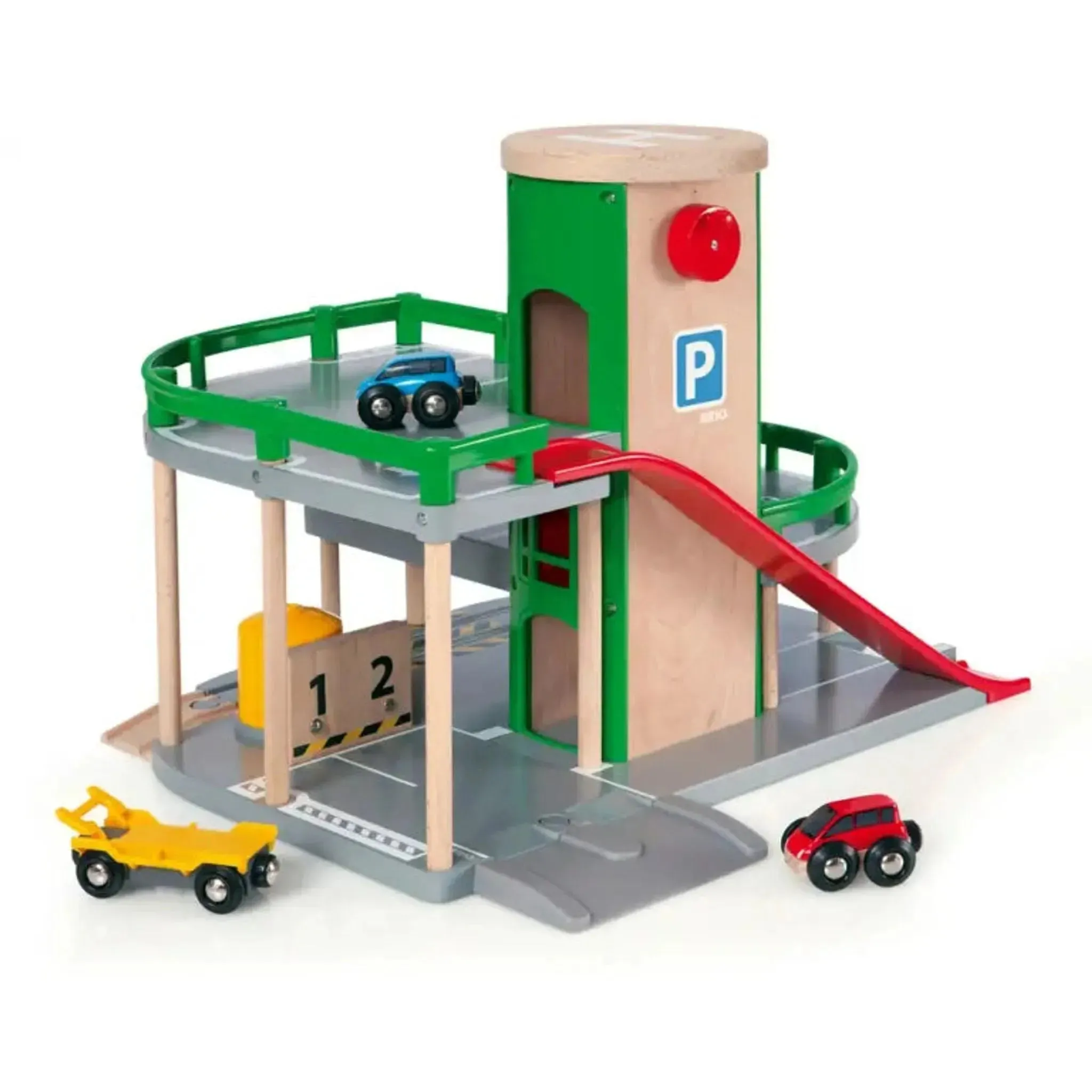 Brio Toys BRIO Destination - Parking Garage 7 pieces