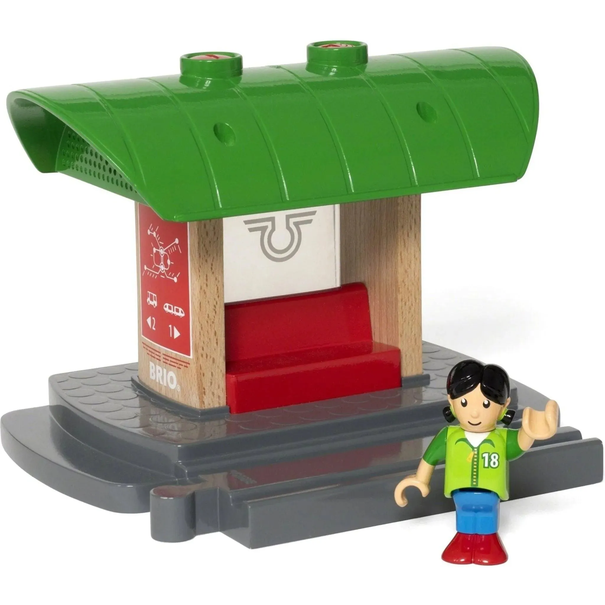 Brio Toys Brio Destination - Record & Play Train Platform