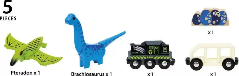 Brio Toys Brio - Dinosaur Battery Train 5 pieces