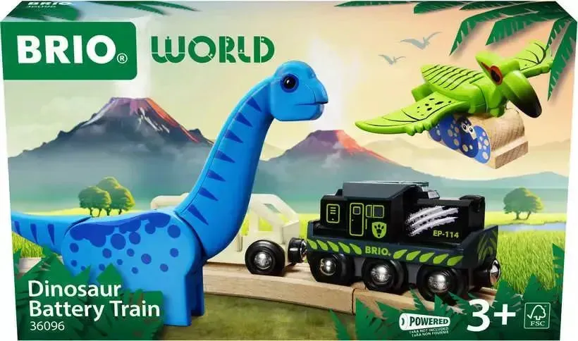 Brio Toys Brio - Dinosaur Battery Train 5 pieces