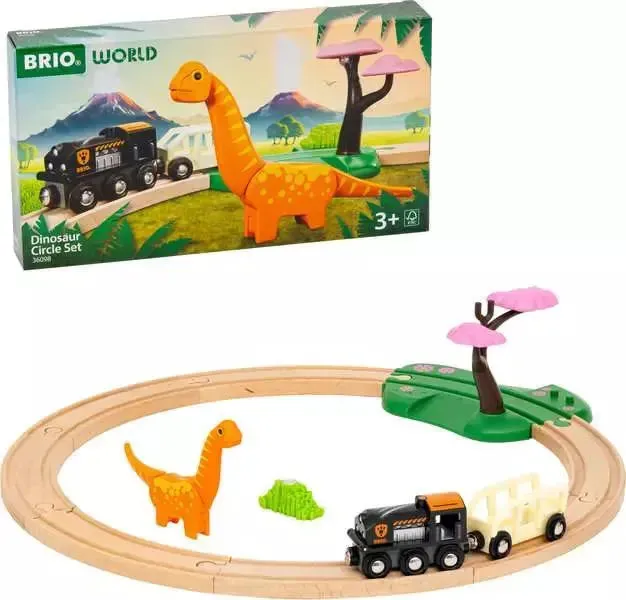 Brio Toys Brio - Dinosaur Circle Set 12 pieces