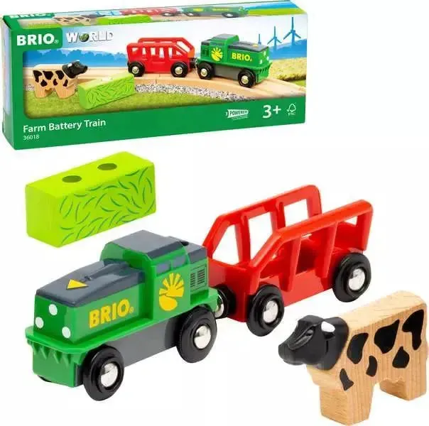 Brio Toys Brio - Farm Battery Train 4 pieces