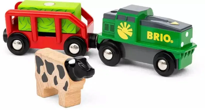 Brio Toys Brio - Farm Battery Train 4 pieces