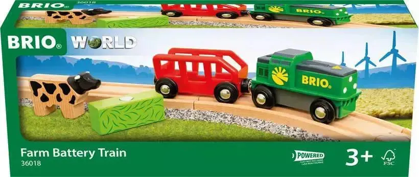 Brio Toys Brio - Farm Battery Train 4 pieces
