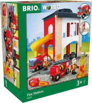 Brio Toys BRIO - Fire Station 12 pieces