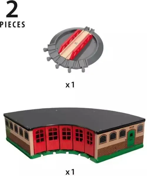 Brio Toys BRIO - Grand Roundhouse 3 pieces