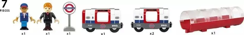 Brio Toys BRIO - London Underground Train 7 pieces