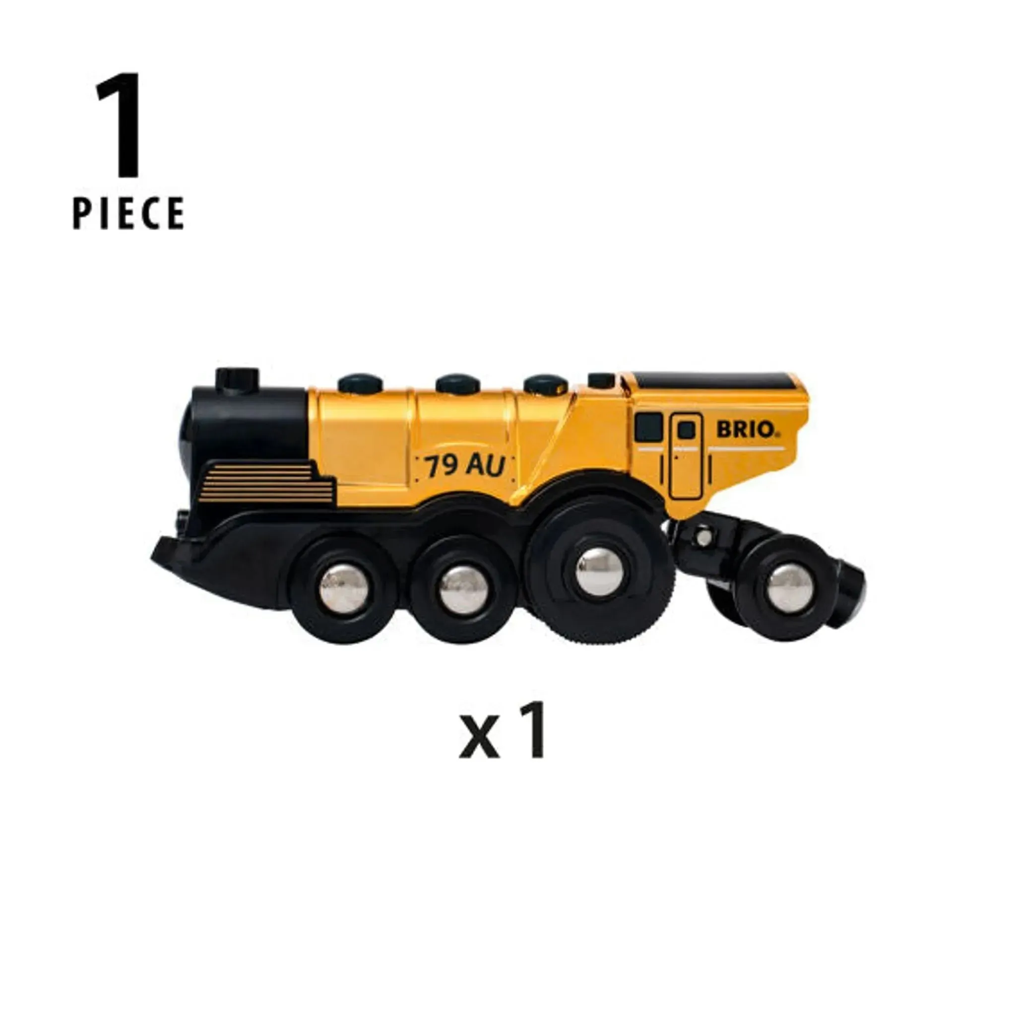Brio Toys BRIO - Mighty Gold Action Locomotive
