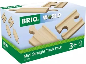 Brio Toys BRIO - Mini Straight Track Pack 4 pieces