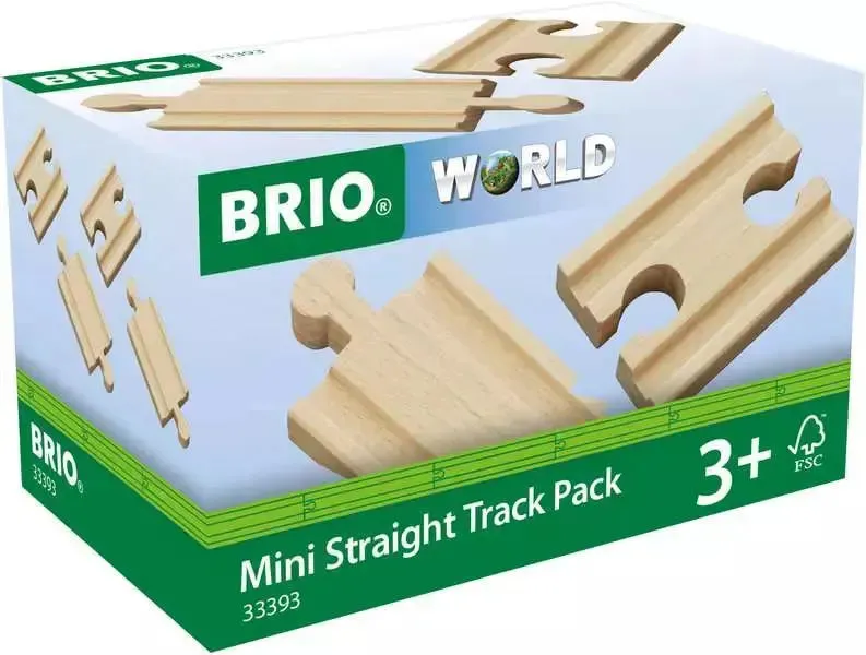Brio Toys BRIO - Mini Straight Track Pack 4 pieces