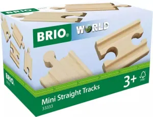 Brio Toys BRIO - Mini Straight Tracks 4 pieces