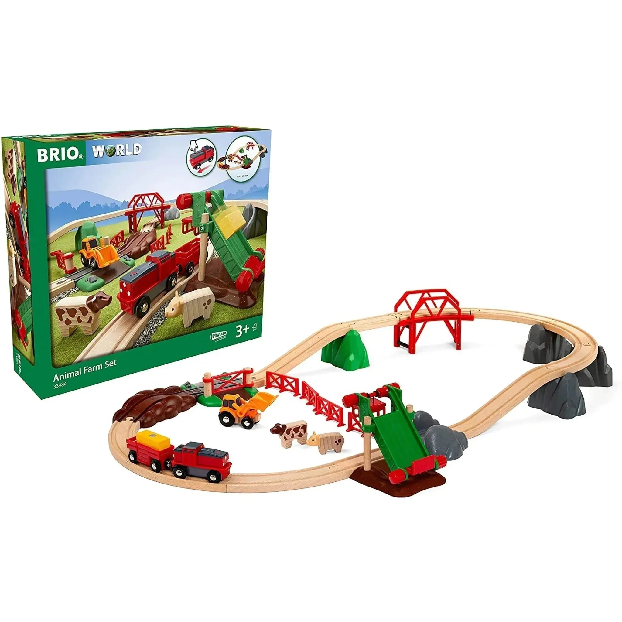 Brio Toys BRIO Set - Animal Farm Set 30 pieces