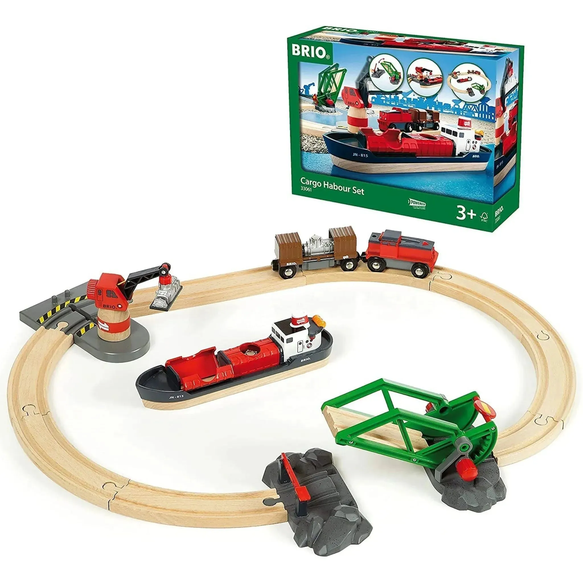 Brio Toys BRIO Set - Cargo Harbour Set 16 pieces
