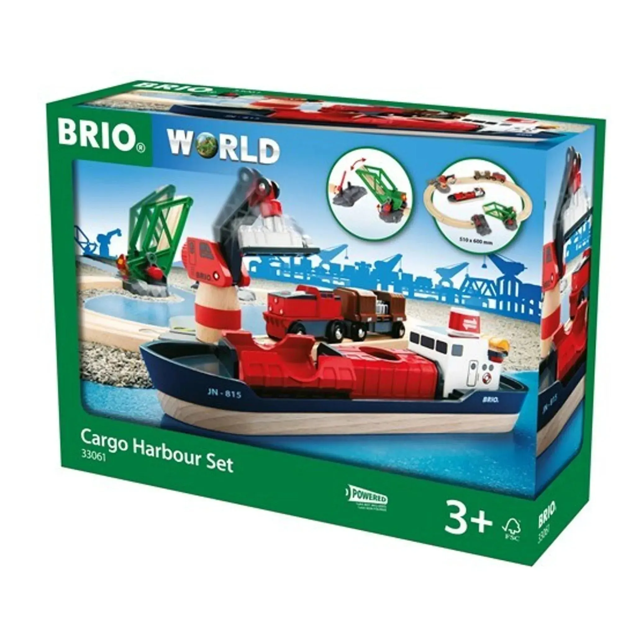 Brio Toys BRIO Set - Cargo Harbour Set 16 pieces