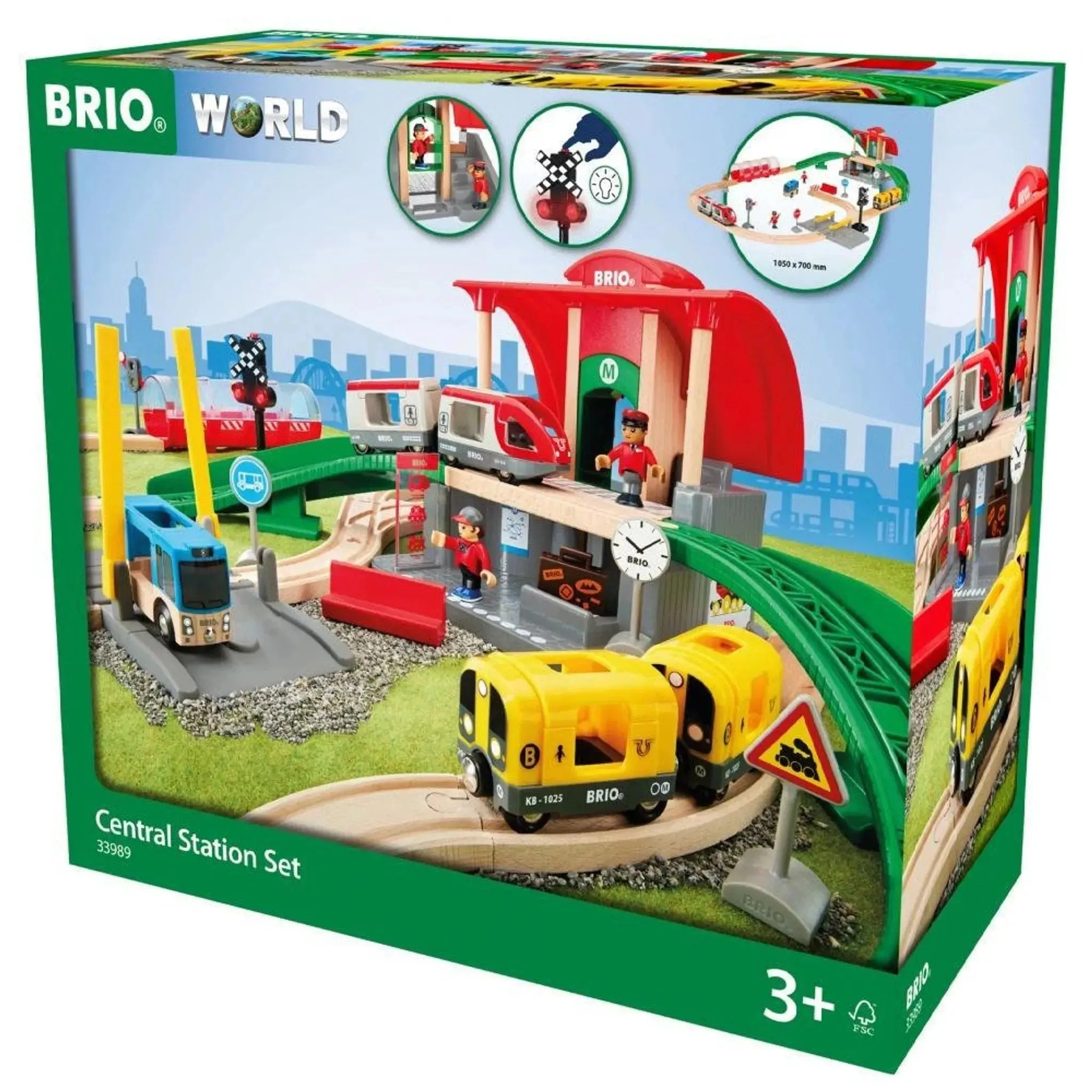 Brio Toys BRIO Set - Central Station Set 37 pieces