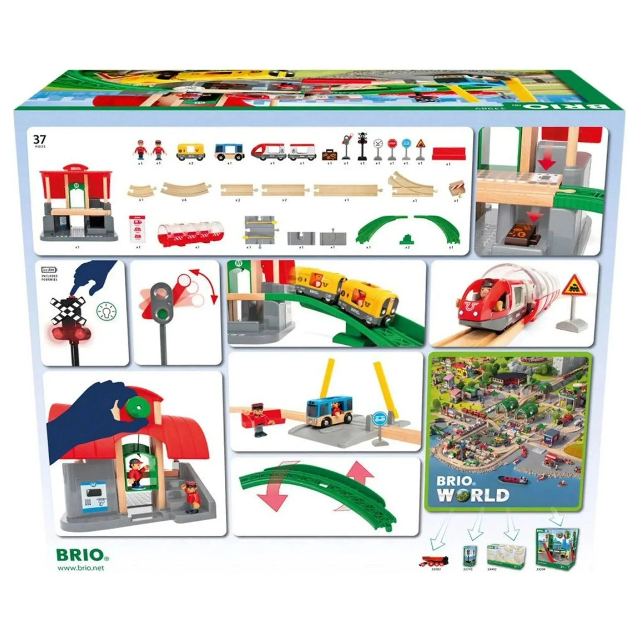 Brio Toys BRIO Set - Central Station Set 37 pieces