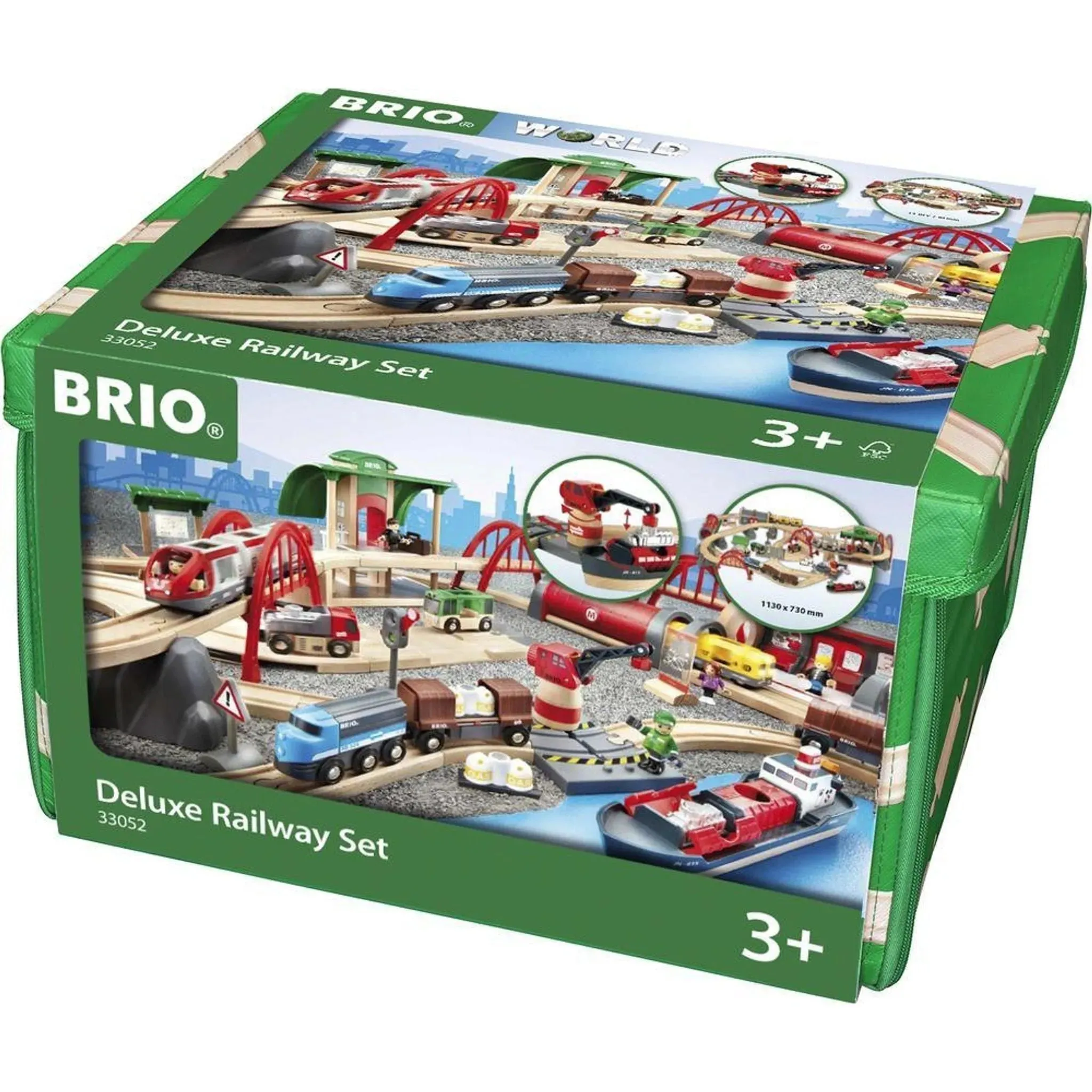 Brio Toys BRIO Set - Deluxe Railway Set 87 pieces