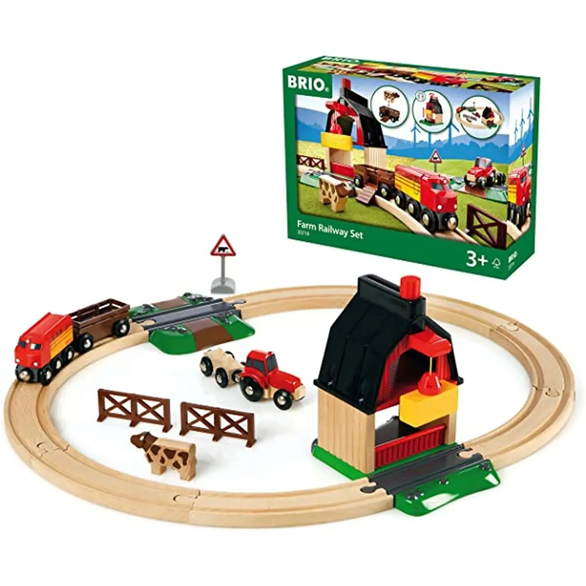 Brio Toys BRIO Set - Farm Railway Set 20 pieces