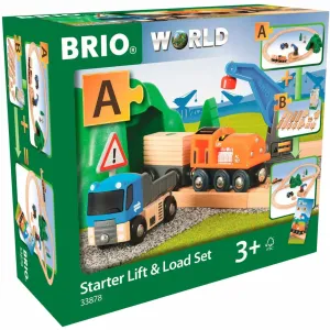 Brio Toys BRIO Set - Starter Lift & Load Set A 19 pieces