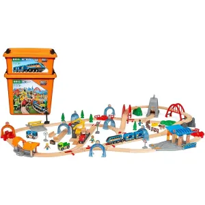 Brio Toys BRIO Smart Tech Sound - Action Tunnel Deluxe set 91 pieces