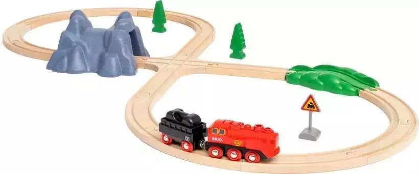 Brio Toys BRIO - Steaming Train Set 24 pieces