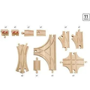 Brio Toys BRIO Tracks - Advanced Expansion Pack, 11 pieces
