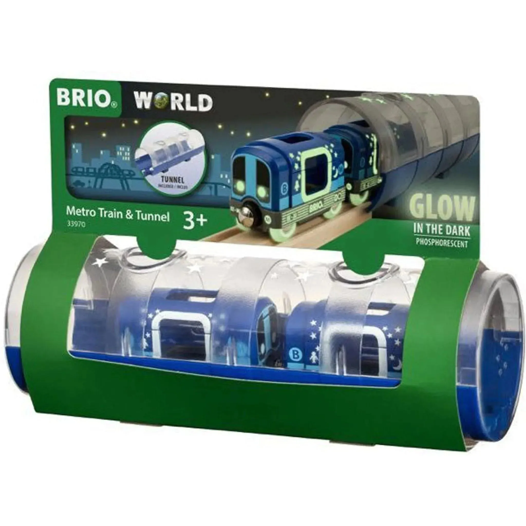 Brio Toys BRIO Train - Metro Train & Tunnel 3 pieces