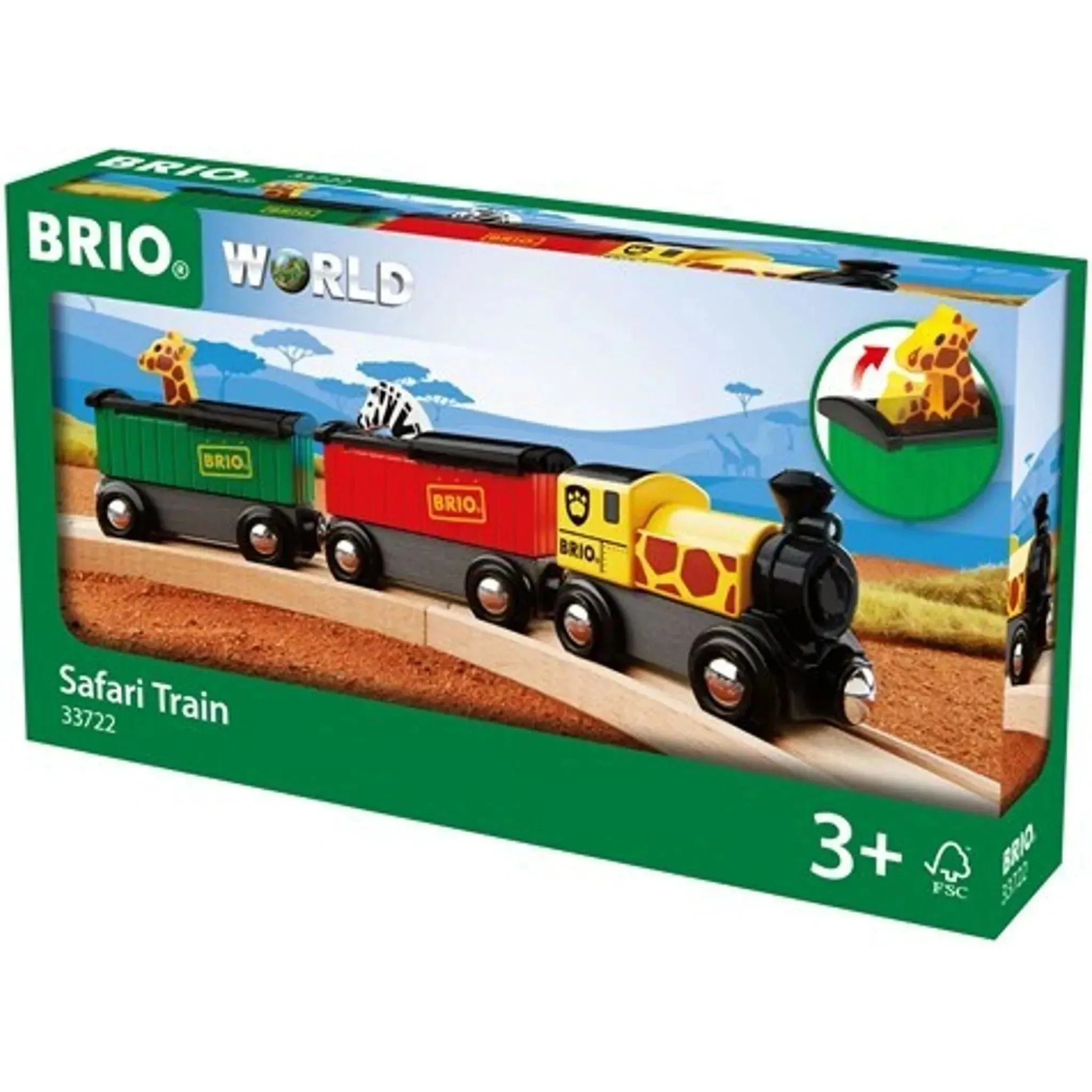 Brio Toys BRIO Train - Safari Train 3 pieces