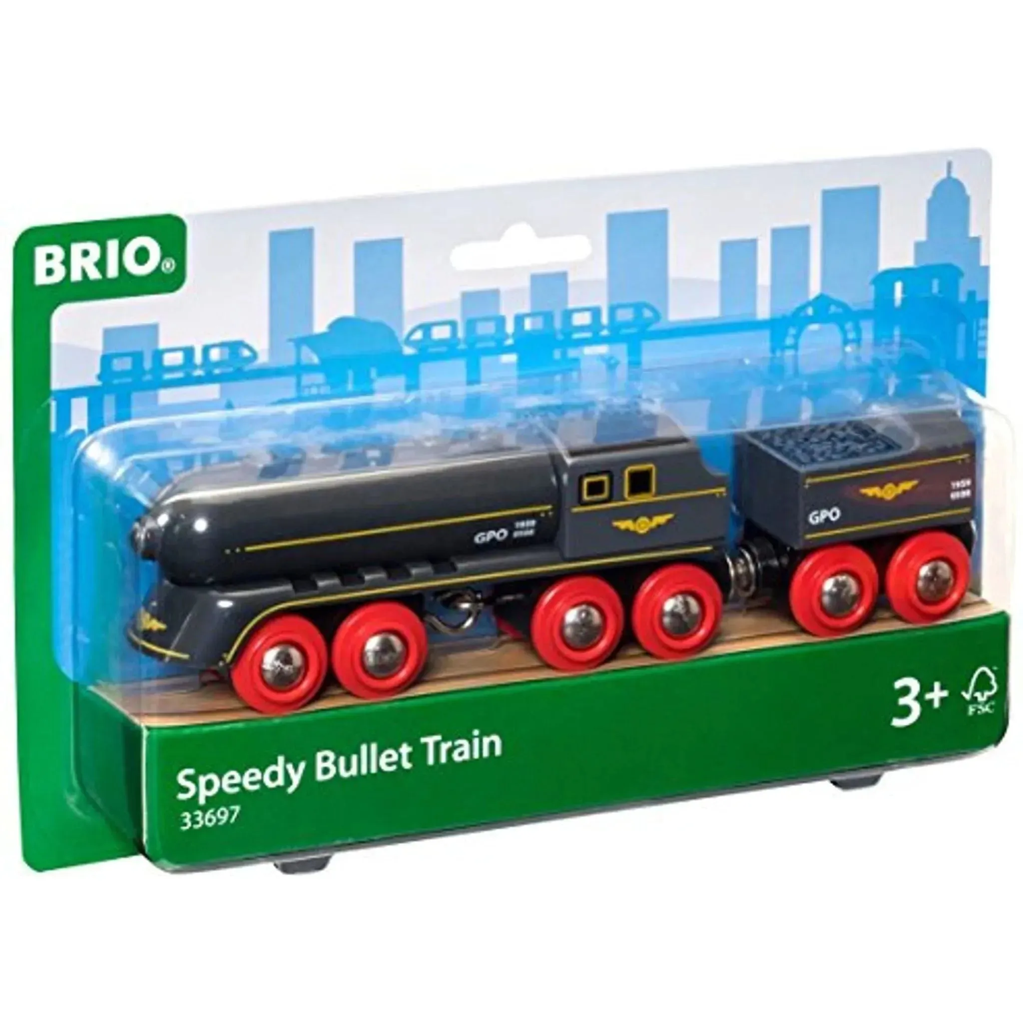 Brio Toys BRIO Train - Speedy Bullet Train 2 pieces