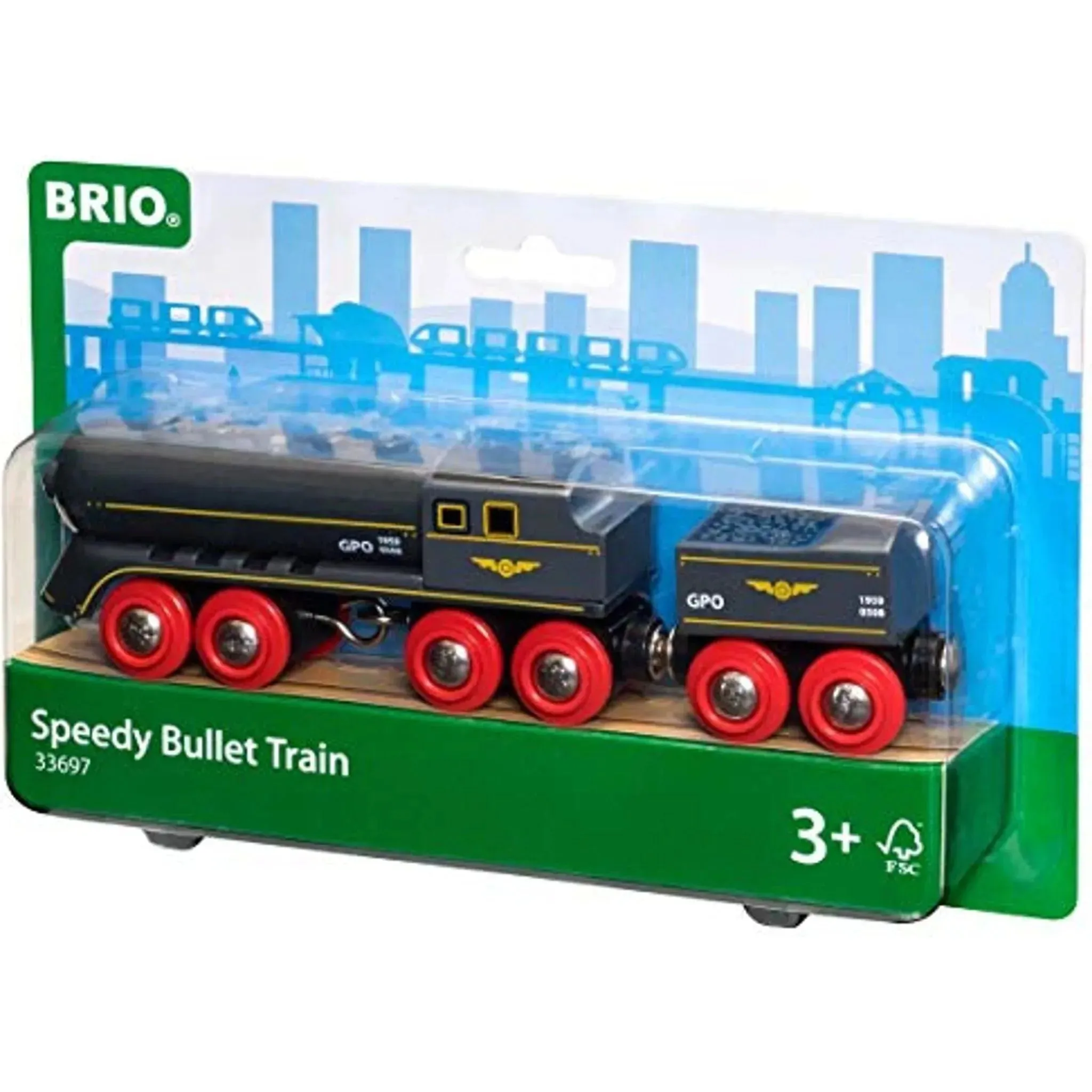 Brio Toys BRIO Train - Speedy Bullet Train 2 pieces