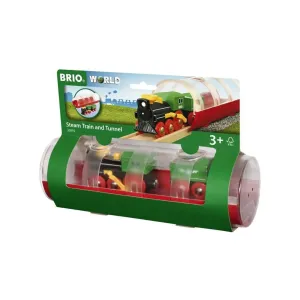 Brio Toys BRIO Train - Tunnel & Steam Train 3 pieces
