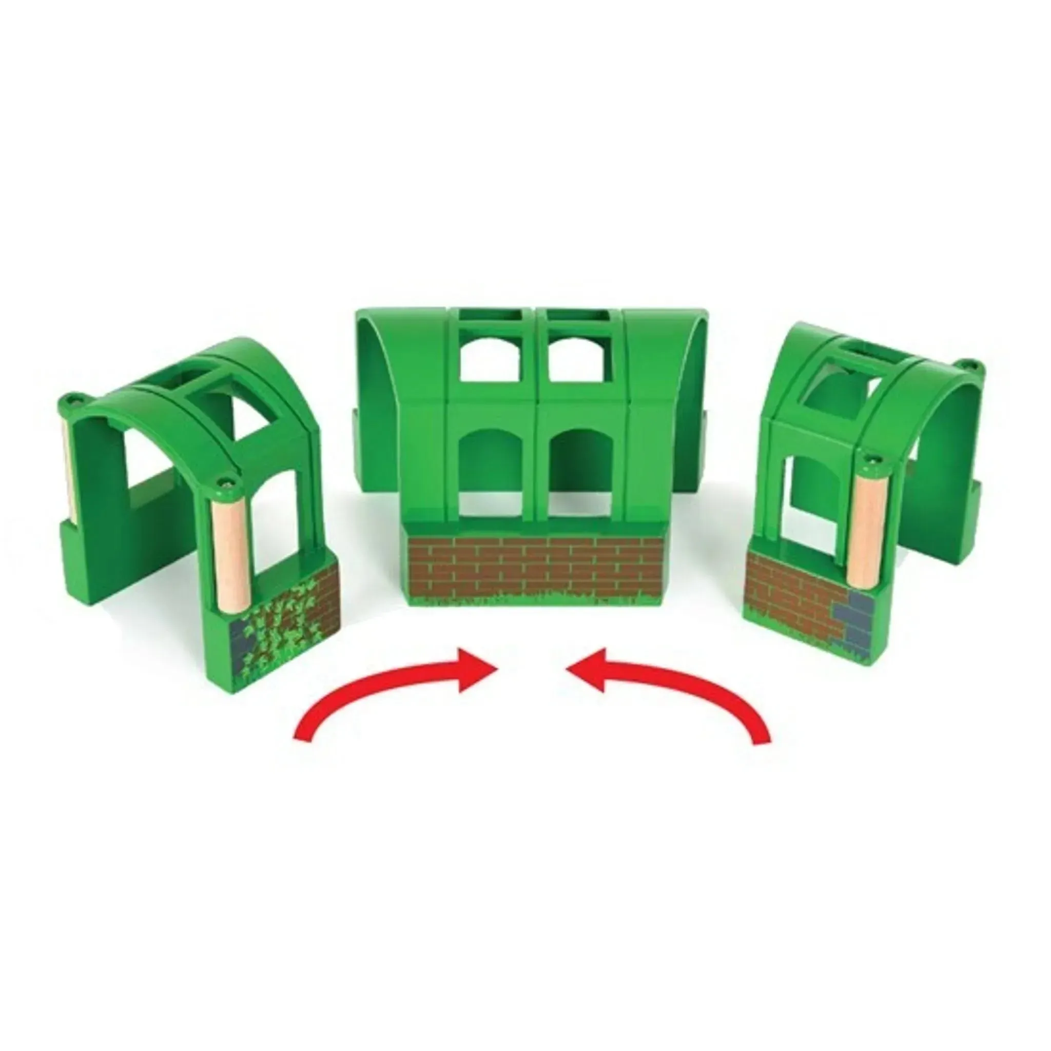 Brio Toys BRIO Tunnel - Flexible Tunnel 3 pieces