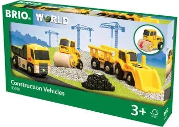 Brio Toys BRIO Vehicle - Construction Vehicles 5 pieces