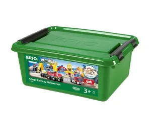Brio Toys Cargo Railway Deluxe Set in Tub 33097