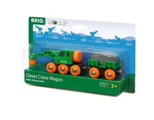 Brio Toys Clever Crane Wagon 33698