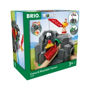 Brio Toys Crane & Mountain Tunnel 33889