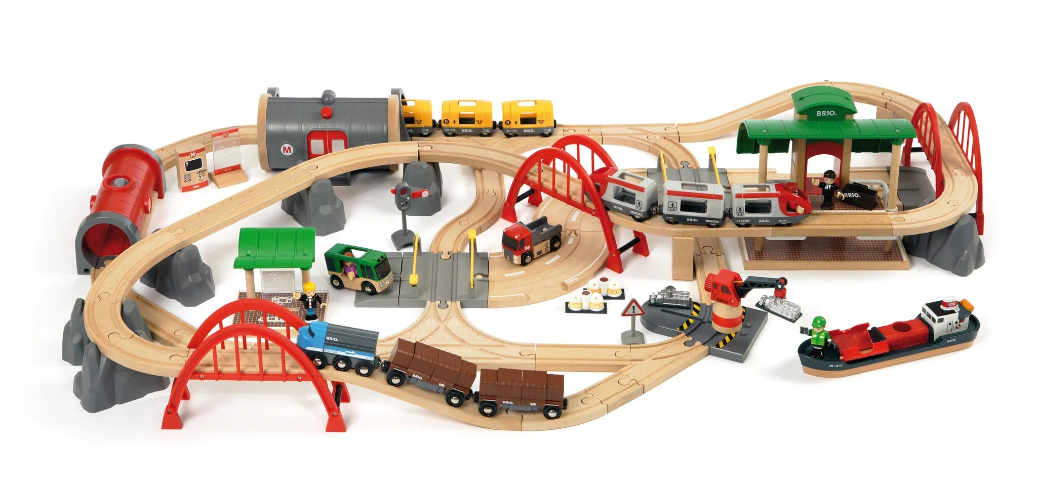 Brio Toys Deluxe Railway Set 33052