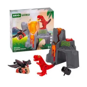 Brio Toys Dinosaur Erupting Volcano 36092