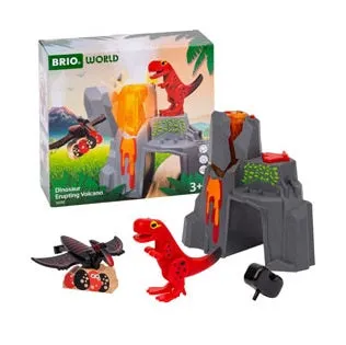 Brio Toys Dinosaur Erupting Volcano 36092