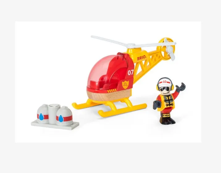 Brio Toys Firefighter Helicopter 33797