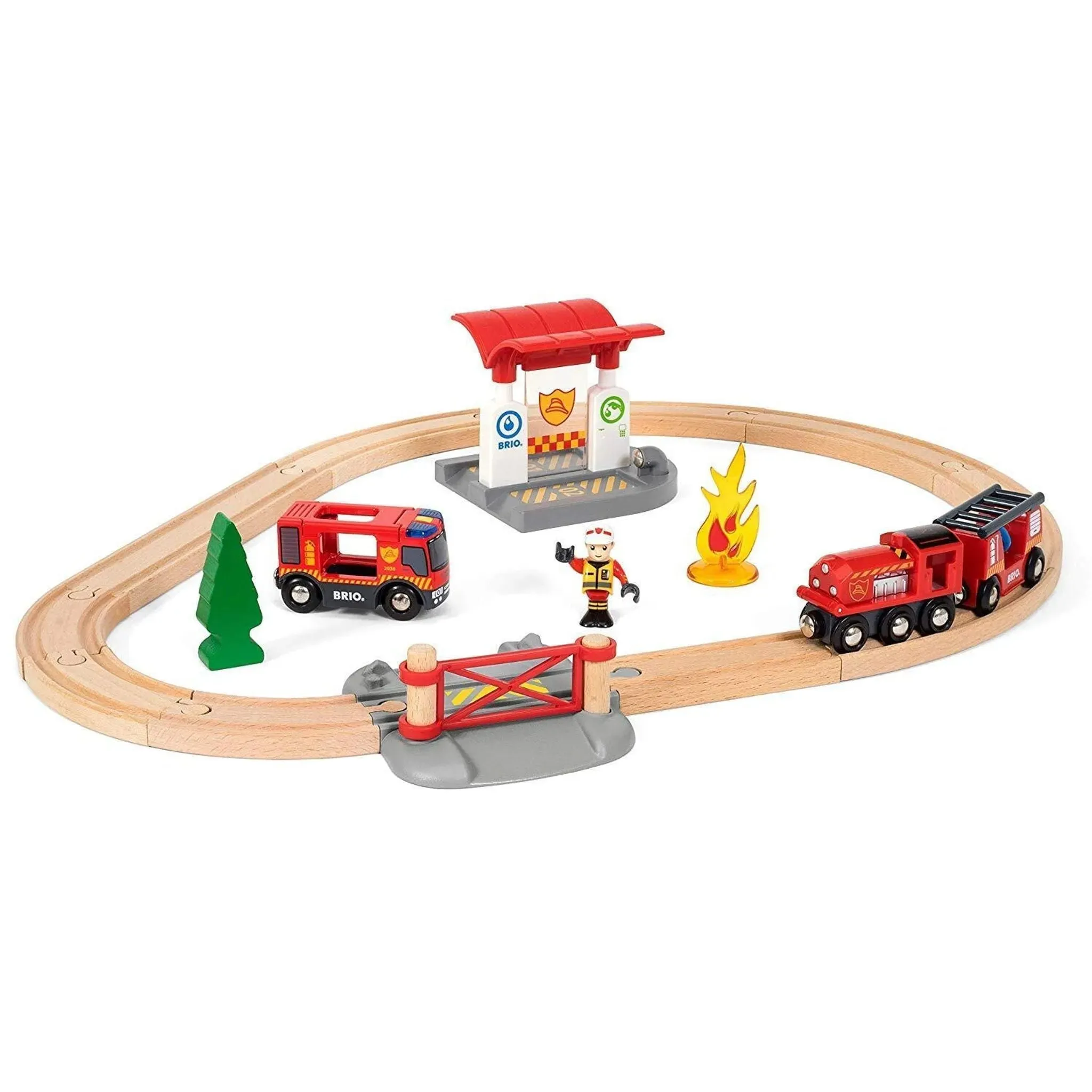 Brio Toys Firefighter Set (18 Pieces)