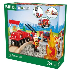 Brio Toys Firefighter Set (18 Pieces)
