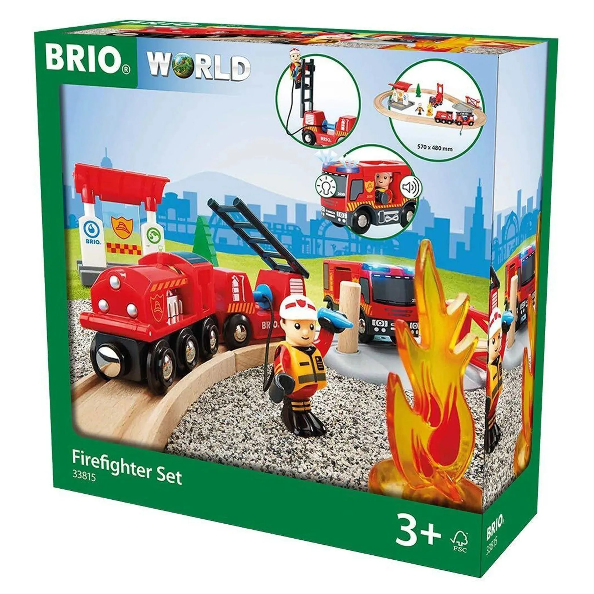 Brio Toys Firefighter Set (18 Pieces)