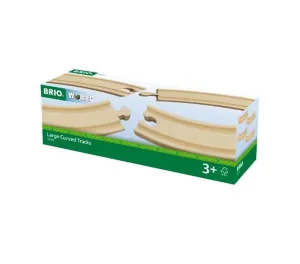Brio Toys Large Curved Tracks 33342