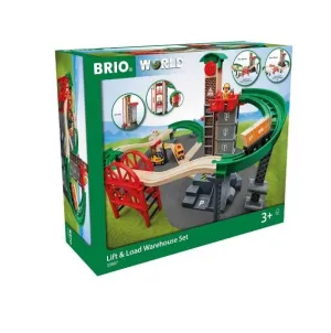 Brio Toys Lift and Load Warehouse Set 33887