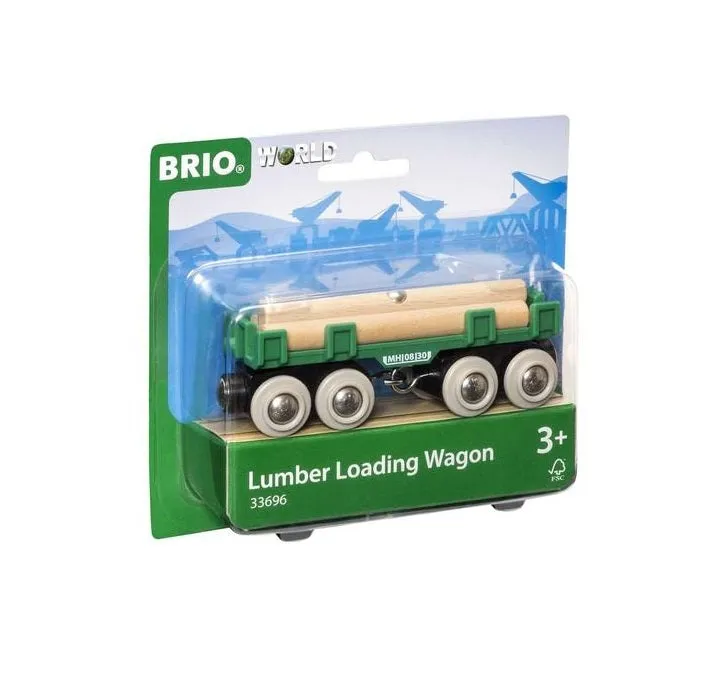 Brio Toys Lumber Loading Wagon 33696