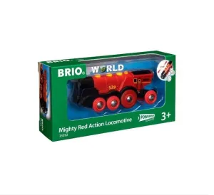 Brio Toys Mighty Red Action Locomotive 33592