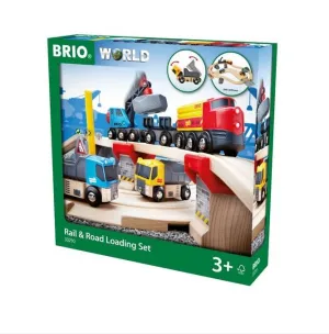Brio Toys Rail and Road Loading Set 33210